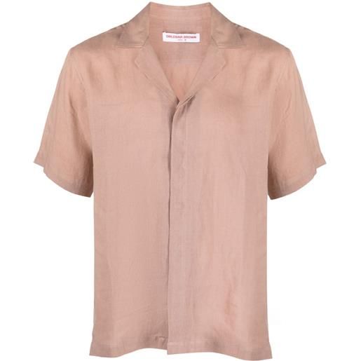 Orlebar Brown camicia maitan - rosa