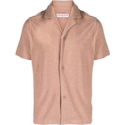 Orlebar Brown camicia howell - rosa