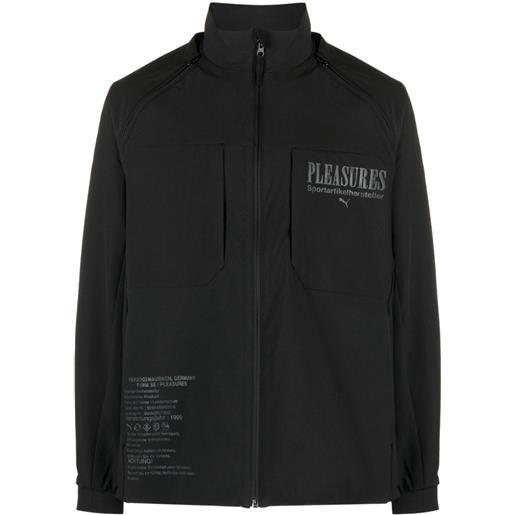 PUMA giacca con stampa puma x pleasures - nero