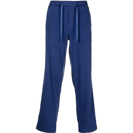 Orlebar Brown pantaloni sonoran con cuciture a contrasto - blu