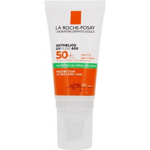La Roche Posay crema gel protettiva opacizzante spf 50+ anhelios uvmune 400 (oil control gel cream) 50 ml