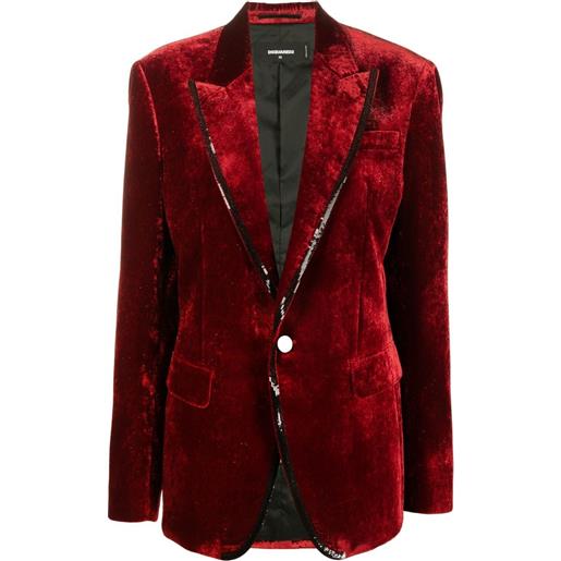 Dsquared2 blazer con decorazione - rosso
