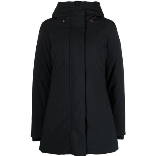 Save The Duck lusa padded hooded parka coat - nero