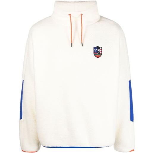 Polo Ralph Lauren felpa con collo a imbuto - bianco