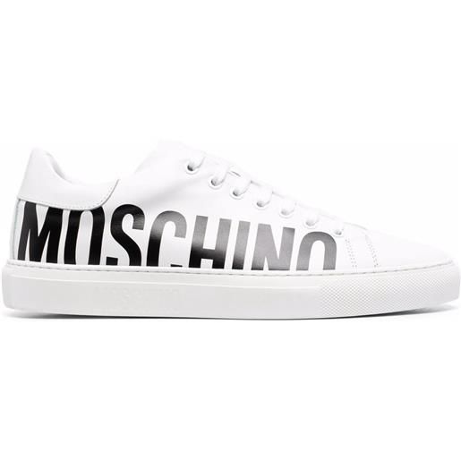 Moschino sneakers con stampa - bianco