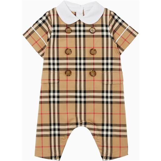 Burberry body beige vintage check in cotone