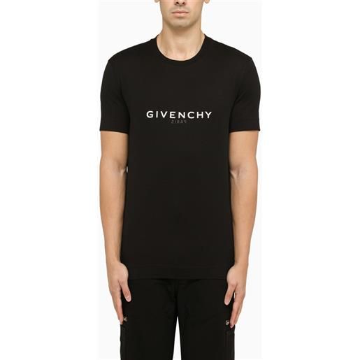 Givenchy t-shirt girocollo nera in cotone