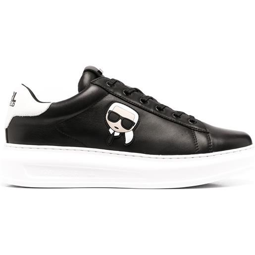 Karl Lagerfeld sneakers con stampa - nero