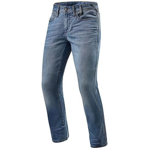 Rev'it pantalone jeans moto in denim Rev'it brentwood sf classic bl