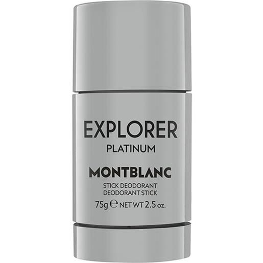 Montblanc explorer platinum deo stick