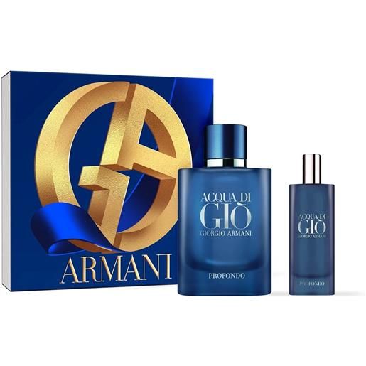 Giorgio Armani cofanetto acqua di giò profondo eau de parfum