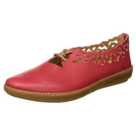 El Naturalista coral, scarpe stringate brouge donna, rosso (geranio geranio), 37 eu