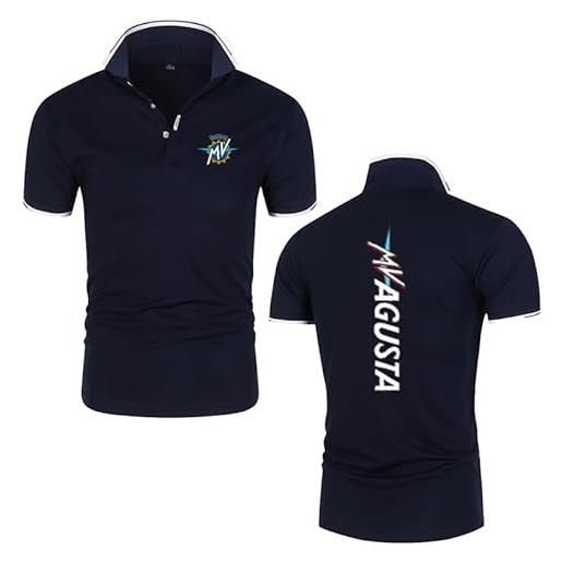 GXEBOPS polo da golf da uomo mv_agusta service t-shirt a maniche corte t-shirt casual polo tee/f/3xl