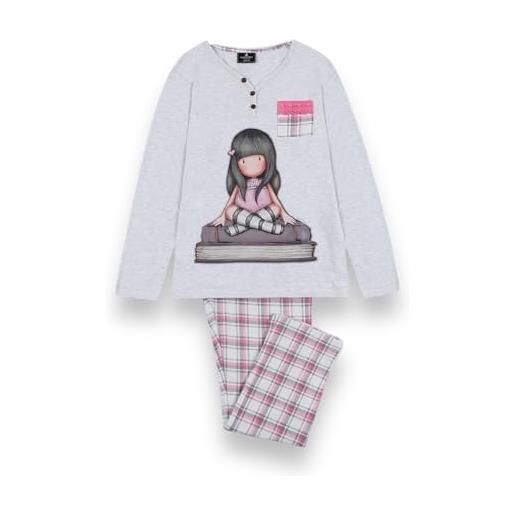 Gorjuss santoro london pigiama invernale bambina 100% caldo cotone art. 55589 (4 anni)