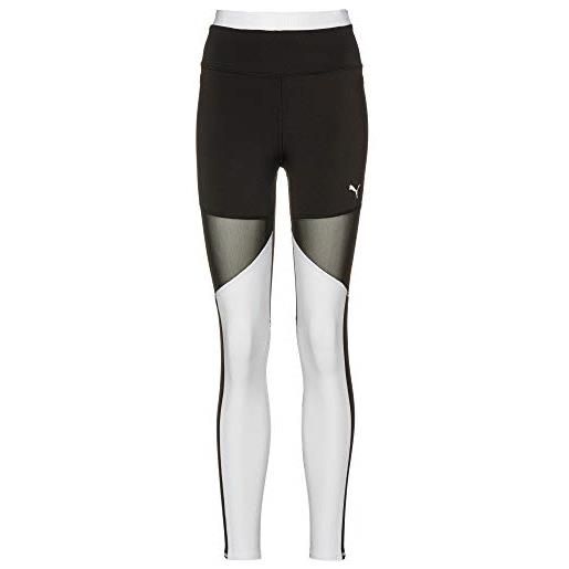 Puma be bold thermo-r+ tight leggins, donna, black/white, xl