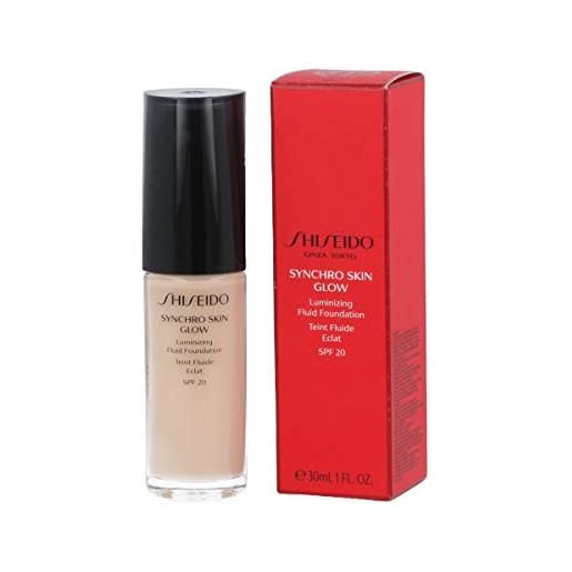 Shiseido synchro skin glow luminizing fluid foundation spf20 (rose 1) 30 ml