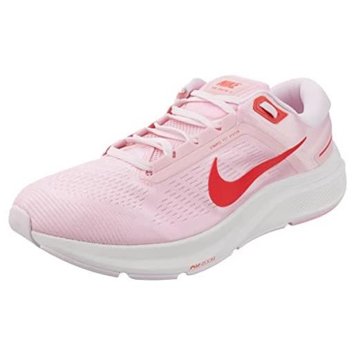 Nike air zoom structure 24, scarpe da corsa su strada donna, rosa (med soft pink lt crimson summit white), 37.5 eu