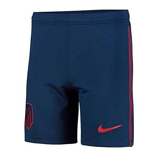 Nike atm y nk brt stad short ha, pantaloncini sportivi unisex bambini, coastal blue/(sport red) (no sponsor), s