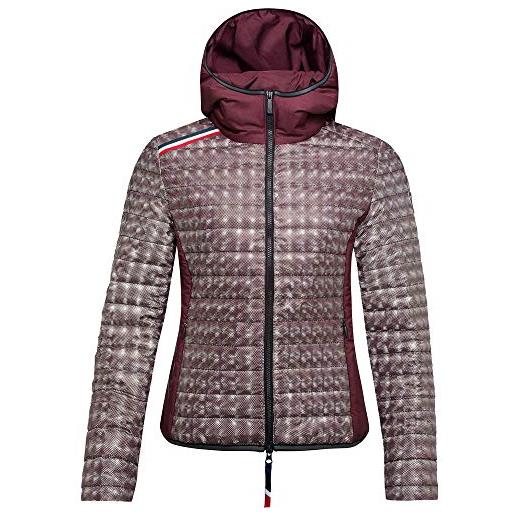 Rossignol cyrus silver jacket, giacca donna, bordeaux, m