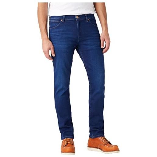 Wrangler larston, jeans uomo, blu (western skies), 30w / 34l