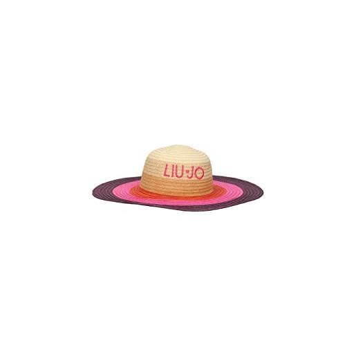 Liu Jo Jeans cappello donna liu jo a tesa larga avorio/terra/fuxia cs22lj20 va2155