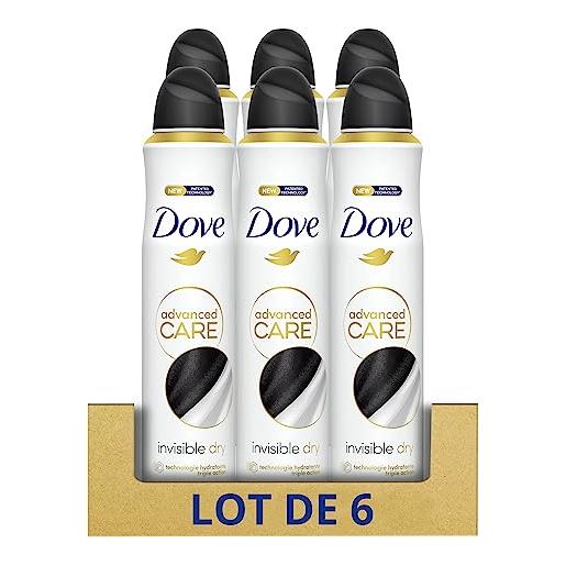 Dove deodorante advanced care spray invisible dry 200 ml x6