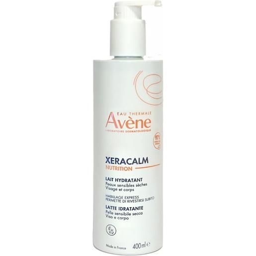 Avene xeracalm nutrition latte idratante viso e corpo pelle secca 400ml