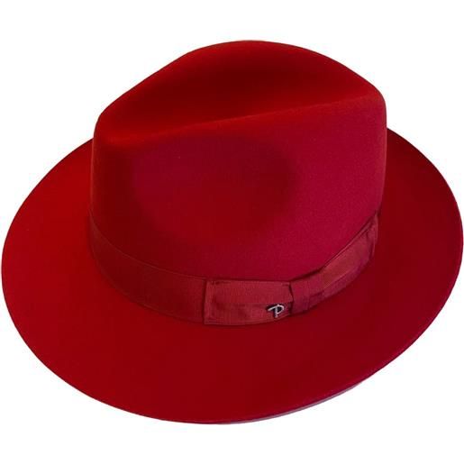 Panizza pistoia cappello feltro lana chianti, rosso, tg 58