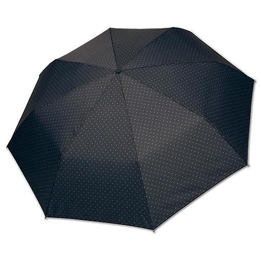 H.DUE.O ombrello cupola grande xl antivento robusto. Ombrello automatico apri/chiudi raffinata fantasia micro pois asciugatura rapida [dots] [sabbia]