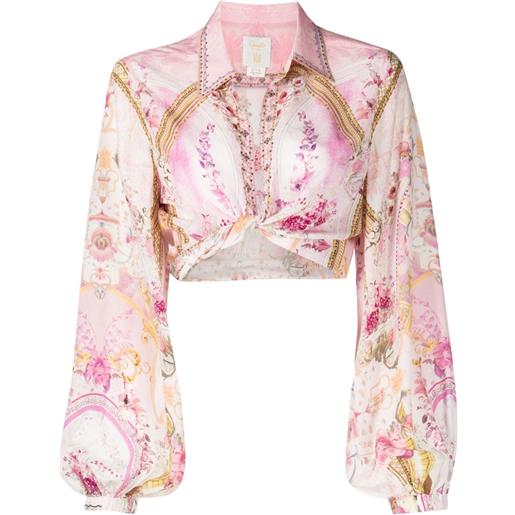 Camilla camicia con stampa fresco fairytale - multicolore