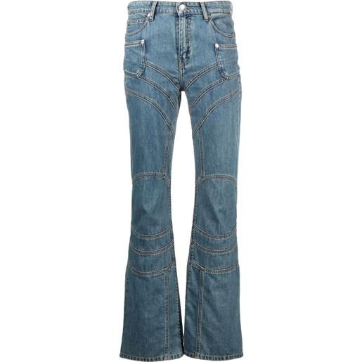 Zadig&Voltaire jeans svasati elvira con vita media - blu