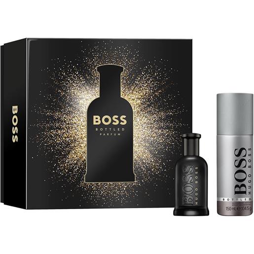 Boss bottled parfum - cofanetto
