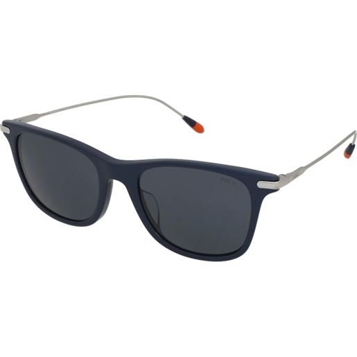 Polo Ralph Lauren ph4179u 590687 | occhiali da sole graduati o non graduati | unisex | plastica | quadrati | blu | adrialenti