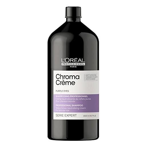 L'Oréal Professionnel serie expert chroma crema purple shampoo, 1500 ml