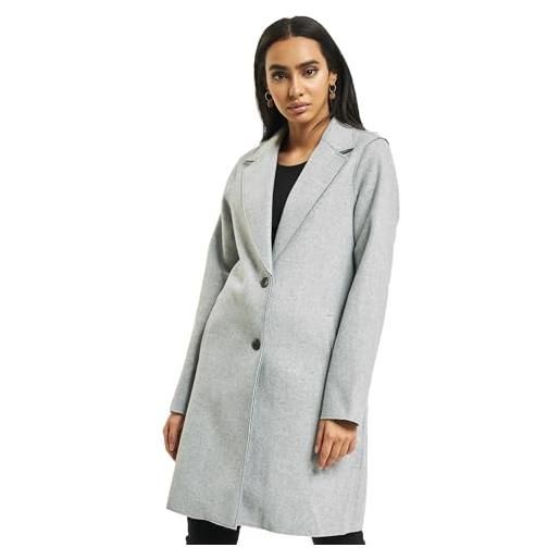 Only onlcarrie bonded coat otw noos giacca, light grey melange, xs donna