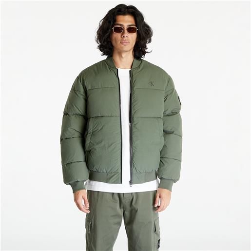Calvin Klein jeans commercial bomber jacket green