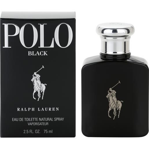 Ralph Lauren polo black eau de toilett da uomo 75 ml