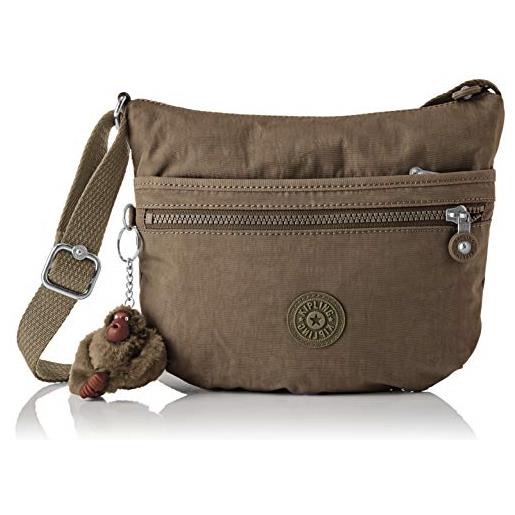 Kipling arto s, crossbody unisex-adulto, grigio, 3x25x21 cm