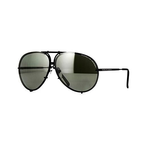 Porsche design occhiali da sole p8478 dark ruthenium/grey green semi-mirror 66/10/135 unisex
