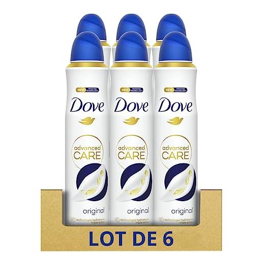 Dove deodorante originale advanced care 200 ml x6