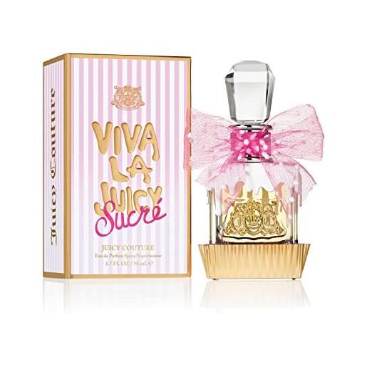 Juicy Couture viva la juicy dolce eau de parfum spray spray (50 ml), profumo per donna, fragranza gourmand, ambra e fruttata