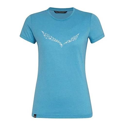 Salewa solidlogo dri-release® t-shirt women, air blue, xs
