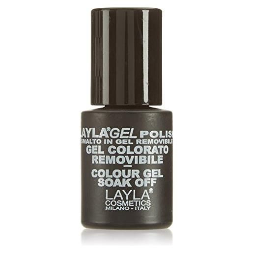 Layla cosmetics laylagel polish smalto semipermanente per unghie con lampada uv, 1 confezione da 10 ml, tonalità crazy funny pink