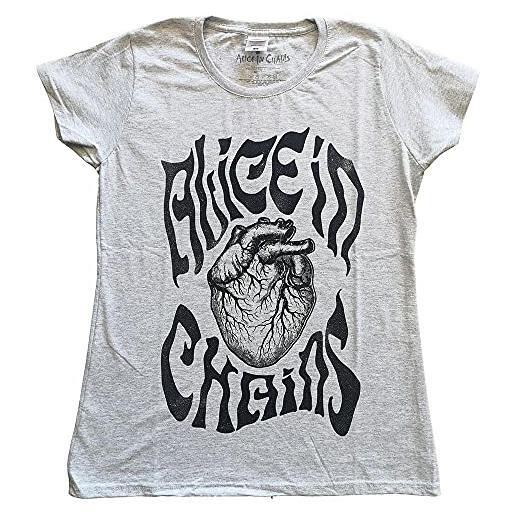 Rockoff Trade rock off alice in chains ladies t-shirt: transplant (x-small) - xx-large - grey - ladies