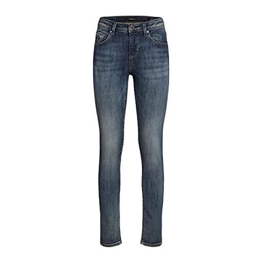 Guess jeans da donna 5 tasche skinny super stretch in cotone grigio vintage