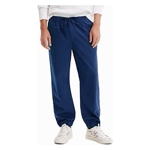 Desigual pant_roy 5000 navy pantaloni casual, blu, w38 uomo