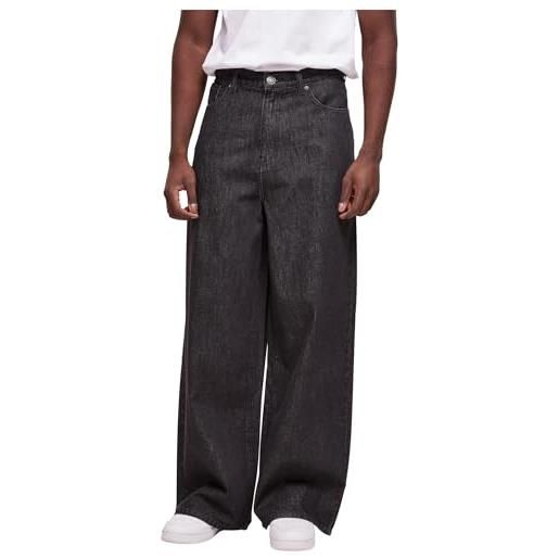 Urban Classics 90's loose jeans pantaloni, realblack washed, w31 uomo
