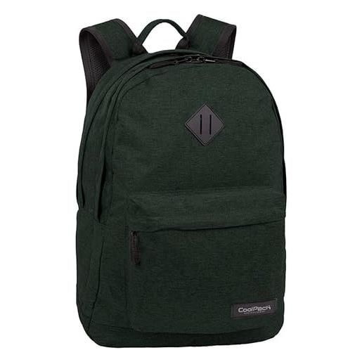 Coolpack e96022, zaino per la scuola scout snow green, green