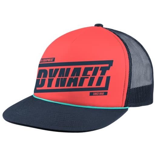 Dynafit graphic trucker cap cappellino, syrah/3010 tabloid, taglia unica unisex-adulto