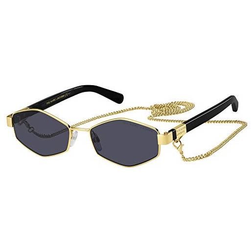 Marc Jacobs marc 496/s occhiali, gold/grey, 55/17/140 donna